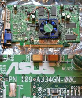 ASUS 109 A334GN 00C RV 380 TD 256MB DVI / VGA PCI E GRAPHICS CARD 