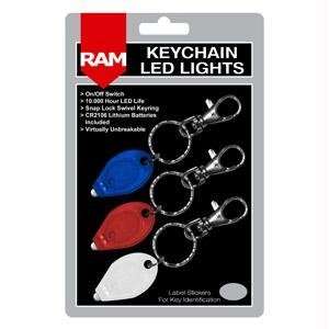  RAM RAM2020 Set of 3 Super Bright LED Lights, Snap Lock 