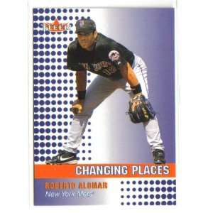  2002 Fleer 480 Tiffany Roberto Alomar Mets 45/200 Baseball 