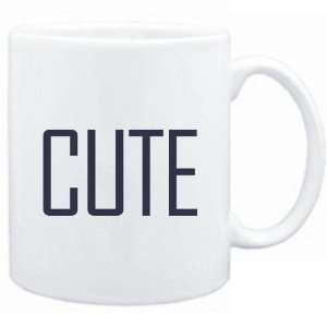  Mug White  cute   simple Adjetives