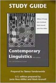 Contemporary Linguistics 5e&sg, (0312451369), William OGrady 