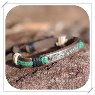leather bracelet wrist band cuff  to US AU  
