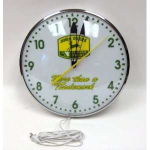  John Deere JD Yoder Lighted Clock 
