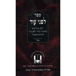  Lifnei Iver (Hebrew) Yitzchak Adler Books