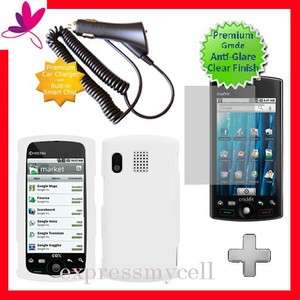 Charger + LCD + Case Cover SPRINT SANYO ZIO SCP 8600 WT  