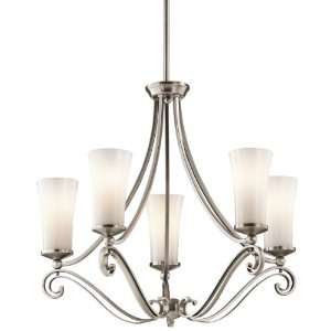  Kichler 42701CLP Chandelier 5Lt Classic Pewter Wickham 