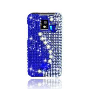  LG P999 T Mobile G2x Full Diamond Graphic Case   Pearls on 
