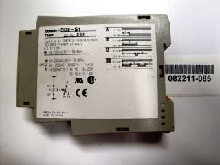 This auction is for 1 Omron H3DE S1 timer relay nice clean used