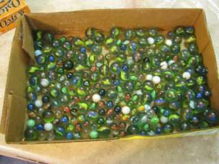 Vintage OLD GLASS MARBLES LOT 148 Small,96 Large 244  