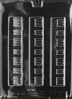 Jobs PIANO KEYBOARD Chocolate Candy Mold Soap 7 x 1 3/8  