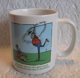 1992 Novelty Golf Coffee Cup Mug Funny Saying Gr8 Gift  