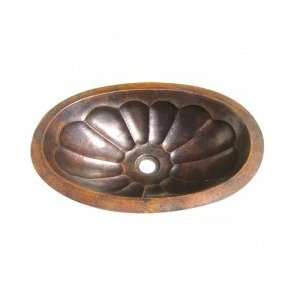    Handmade Copper Oval Sink 16Óx 12.5Óx 4Ó