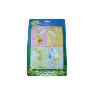   Stationery   Tinker Bell 4 pack crayons set [Toy] Toys & Games