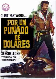 FOR A FEW DOLLARS MORE   SPANISH MOVIE POSTER  