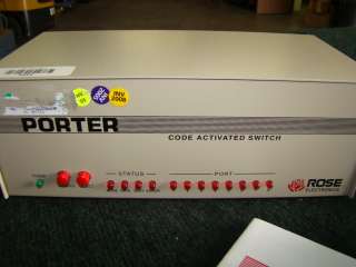 Rose Porter PO 8P Code Activated Switch 8 port Parallel  