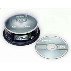  DVD+R 2.4x 25 cake pack Electronics