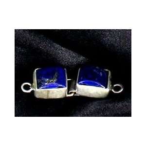  LAPIS 2 STONE CUSHION SHAPED CLASP~ 