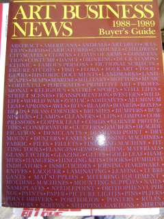Art Business News and Buyers Guide 1989  