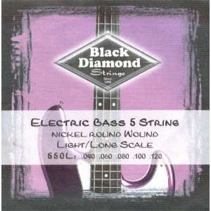   Diamond Electric Bass Guitar Nickel Wound 5 String, .040   .120, N550L