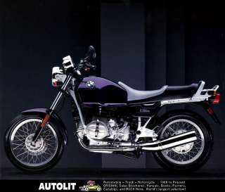 1992 BMW R100R Motorcycle Factory Photo  