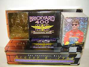1995 Brickyard Inaugural Race 101 card set 1/10,000 Jeff Gordon 24kt 