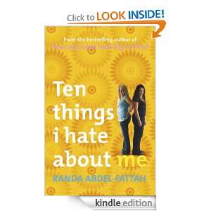 Ten Things I Hate About Me Randa Abdel Fattah  Kindle 