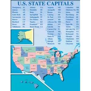   States & Capitals Colossal Poster By Mcdonald Publishing Toys & Games