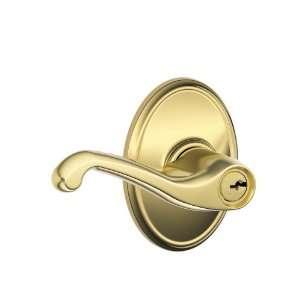 Schlage F51FLA505WKF Wakefield Collection Flair Keyed Entry Lever 