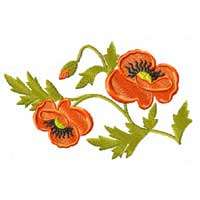 Poppies and Wheat 18 Machine embroidery designs set  