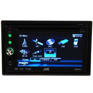  JVC KW AVX640 6.1 Inch Double DIN DVD Touchscreen Receiver 