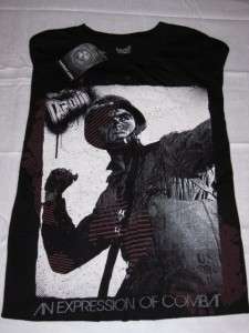 Tapout Mens Black Combat T Shirt L New  