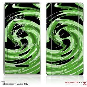 Zune HD Skin   Alecias Swirl 02 Green by WraptorSkinz 
