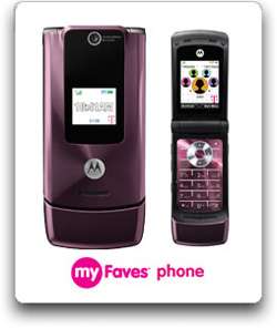  Motorola W490 Phone, Heather Grape (T Mobile) Cell Phones 