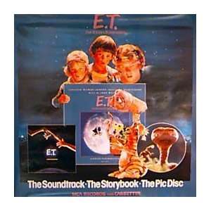  E.T. THE EXTRA TERRESTRIAL (SOUNDTRACK POSTER) Movie 