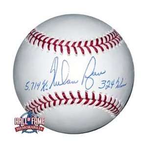  Nolan Ryan Autographed/Hand Signed Baseball with 5714 Ks 