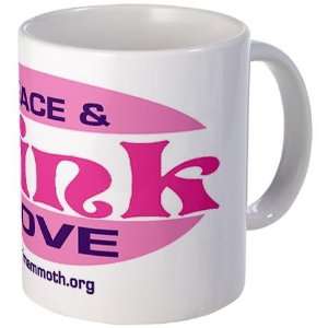  Peace and Pink Love Entertainment / pop culture Mug by 