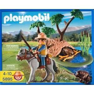  Playmobil 5895 Park Ranger at Beaver Den Toys & Games