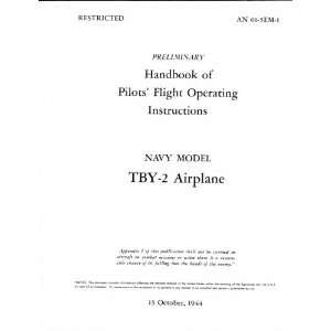  Consolidated TBY Aircraft Flight Manual Consolidated 