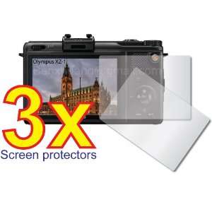  3pcs Olympus XZ 1 XZ1 Digital Camera Premium Clear LCD 