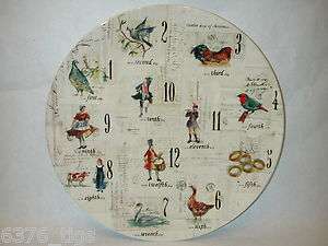 Williams Sonoma 12 Days of Christmas Platter Serving Charger NEW 