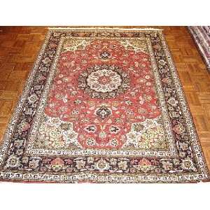  5x6 Hand Knotted Tabriz Persian Rug   56x68