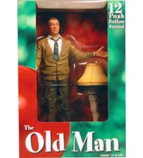 christmas story old man talking 12 inch figure