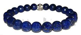   LAZULI 8mm Round Crystal Bead with Description   Healing Stone  