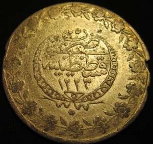 OTTOMA TURKEY. SILVER 5 KURUS. MAHMUD II 1223 1255 AH. YEAR 25. 39 MM 