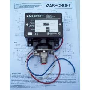 Ashcroft B432B X06 PRESSURE SWITCH 11 AMP 125/250 VAC 