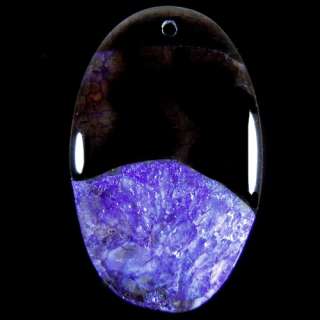 stunning Druzy Geode agate pendant bead stone w8651  