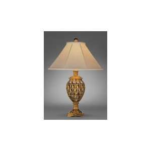  Antique Cast Brass Open Table Lamp By Remington Lamp