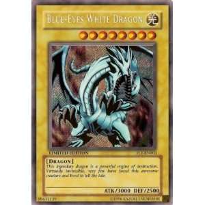  Yugioh Blue Eyes White Dragon FL1 EN001 Secret Rare Toys & Games