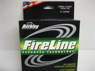 BERKLEY FIRELINE THERMAL FILAMENT FISHING LINE 300YD FLAME GREEN 10LB 
