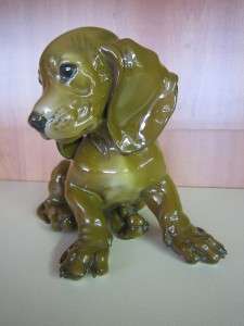   Dachshund Puppy Large Porcelain Figurine MINT #1247 TH Karner  